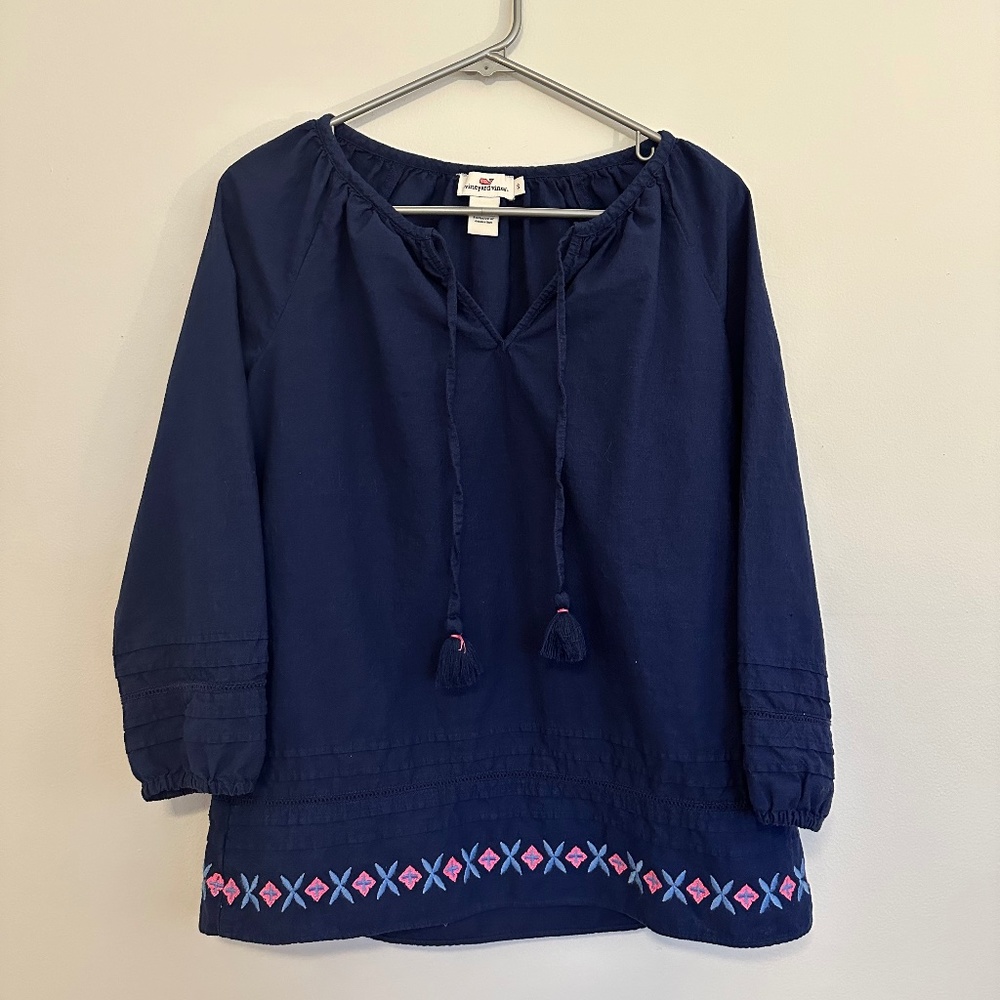 Vineyard Vines Tunic w/Embroidery - Women's Size Small